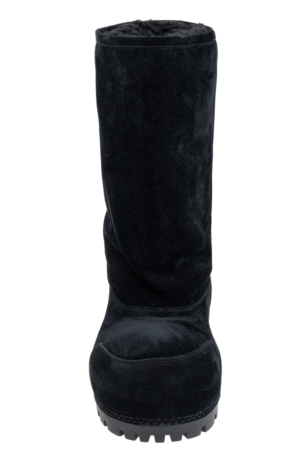【balenciaga】Alaska Fur ブーティ Balenciaga Alaska Faux Fur High Boots | Saks Fifth Avenue